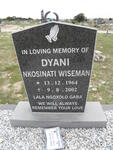 DYANI Nkosinati Wiseman 1964-2002