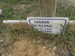 KLERK Maria, de 1942-2004