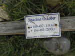 OCTOBER Spasina 1936-2003