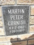 CORNISH Martin Peter 1963-1990
