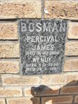 BOSMAN Percival James -1986 & Wendy 1930-1991