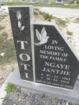 TOTI Ngaye Jantjie 1962-2010