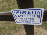 EEDEN Henrietta, van 1932-2009