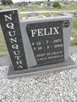 NQUNQUTHA Felix 1971-2003