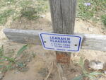 KLAASSEN Leanah N. 1958-2009