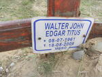TITUS Walter John Edgar 1961-2009
