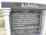KANANA Phumlani Sibabalwe 1979-2010