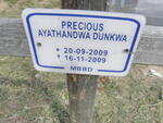 DUNKWA Precious Ayathandwa 2009-2009