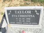 TAYLOR Eva Christina 1958-2010