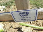 KIEWIET Rosaline 1934-2011