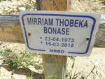 BONASE Mirriam Thobeka 1973-2010