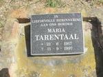 TARENTAAL Maria 1917-1997
