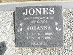 JONES Johanna 1928-1997