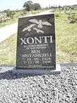XONTI Ben Mnyamezeli 1928-1996