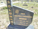 SOLOMONS Winnie 1931-1995