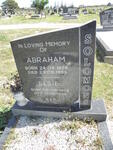 SOLOMONS Abraham 1926-1995 & Elsie 1926-1996
