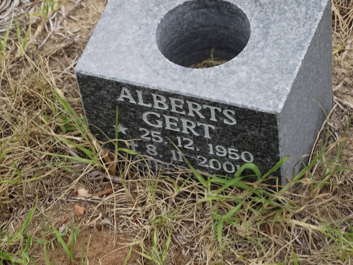 ALBERTS Gert 1950-2001