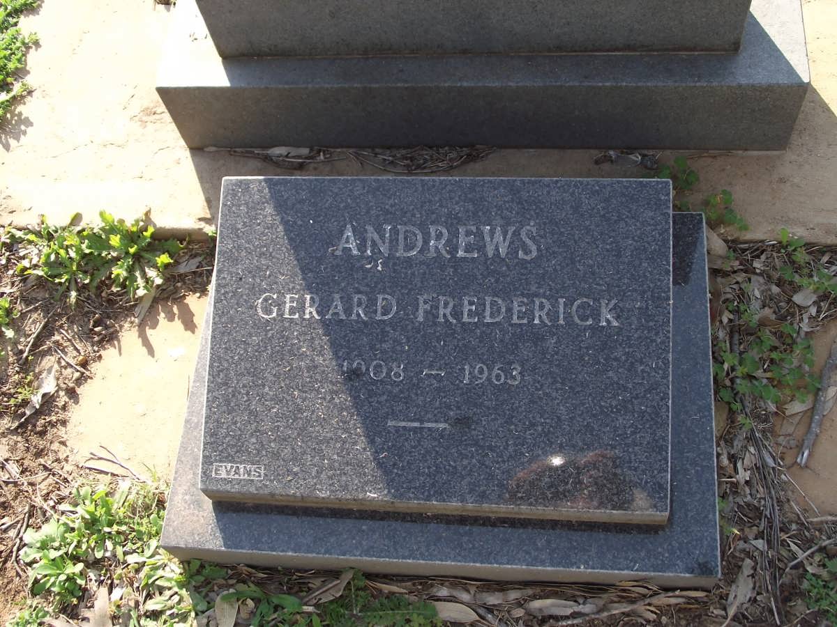 ANDREWS Gerald Frederick 1908-1963