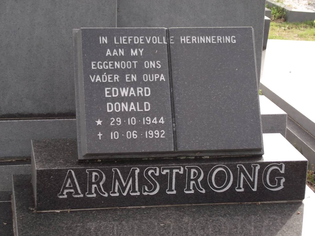 ARMSTRONG Edward Donald 1944-1992