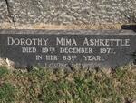 ASHKETTLE Dorothy Mima -1971
