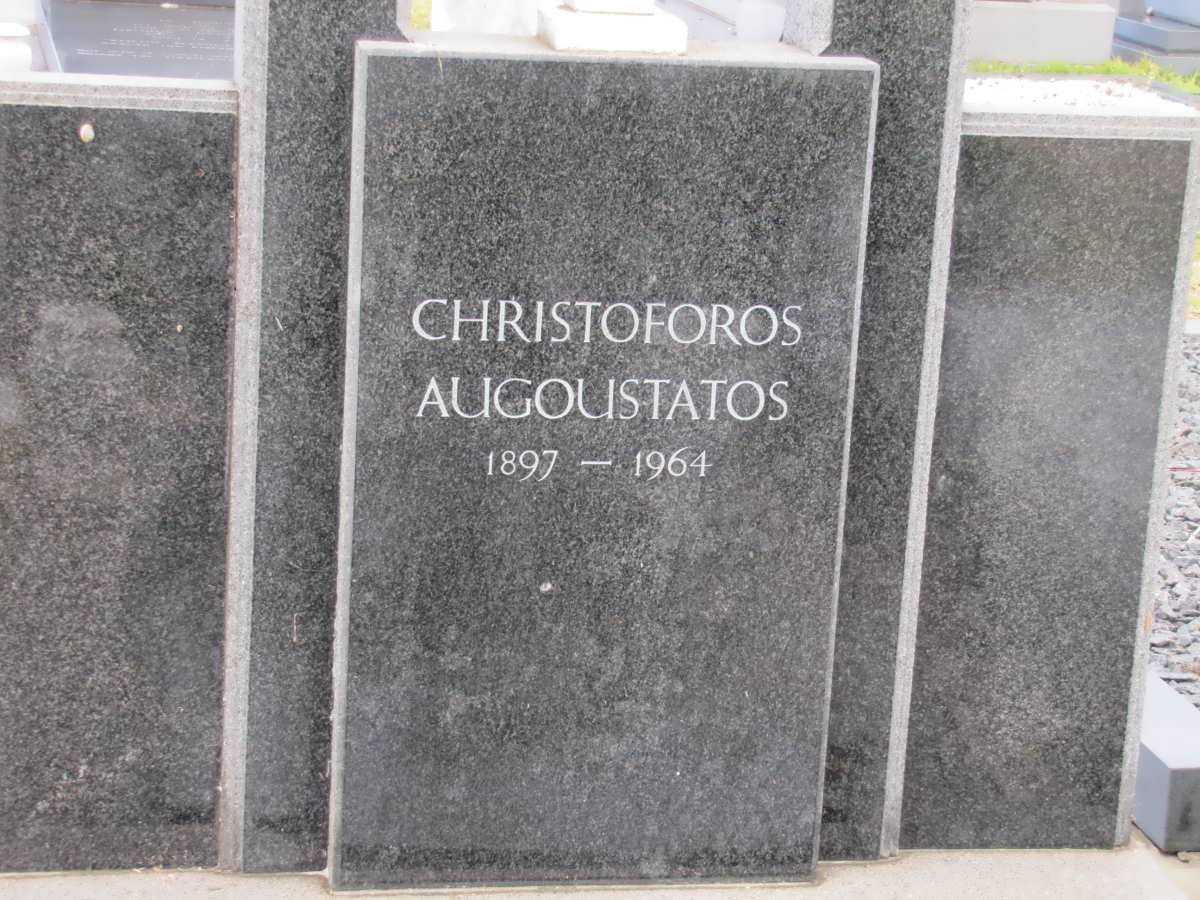 AUGOUSTATOS Christoforos 1897-1964