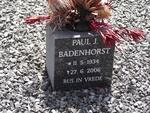 BADENHORST Paul J. 1934-2006