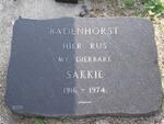 BADENHORST Sakkie 1916-1974