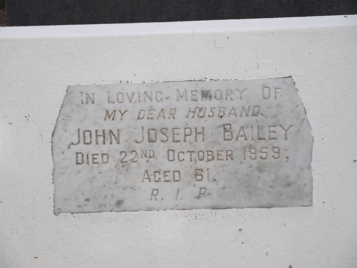 BAILEY John Joseph -1959