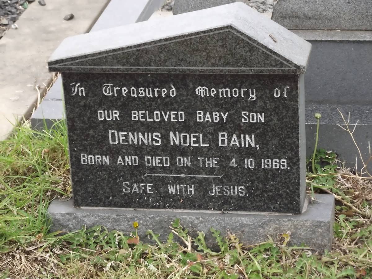 BAIN Dennis Noel 1969-1969