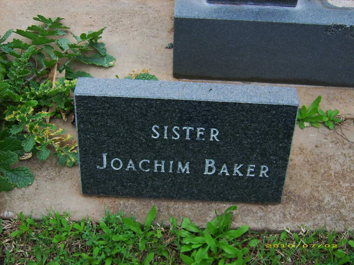 BAKER  Sister Joachim
