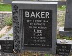 BAKER Alice 1894-1979