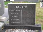 BARKER Cedric John 1935-2000
