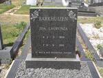 BARKHUIZEN Ida Laurenza 1908-1986