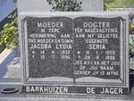 BARKHUIZEN Jacoba Lydia 1932-1996 :: JAGER Seria, de 1955-1996