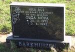 BARKHUIZEN Olga Nova 1953-1993