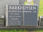 BARKHUYSEN Andy 1927-1997