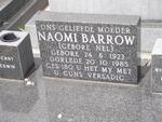 BARROW Naomi nee NEL 1923-1985
