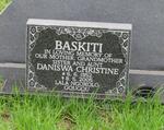 BASKITI Daniswa Christine 1952-2005