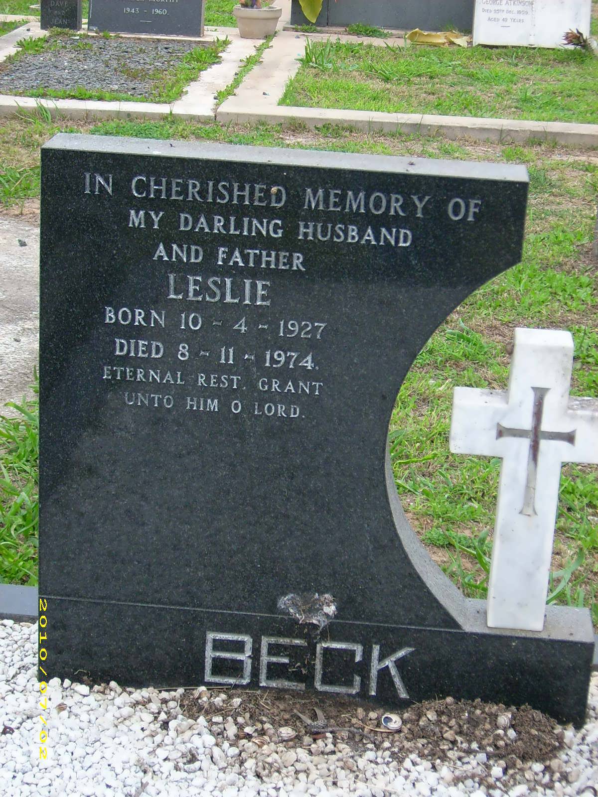 BECK Leslie Nicholas 1927-1974