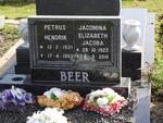 BEER Petrus Hendrik 1921-1993 & Jacomina Elizabeth Jacoba 1922-2010