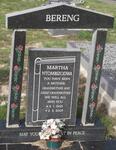 BERENG Martha Ntombizodwa 1943-2007