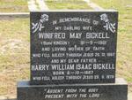 BICKELL Henry William Isaac 1897-1978 & Winifred May KINGON 1901-1967
