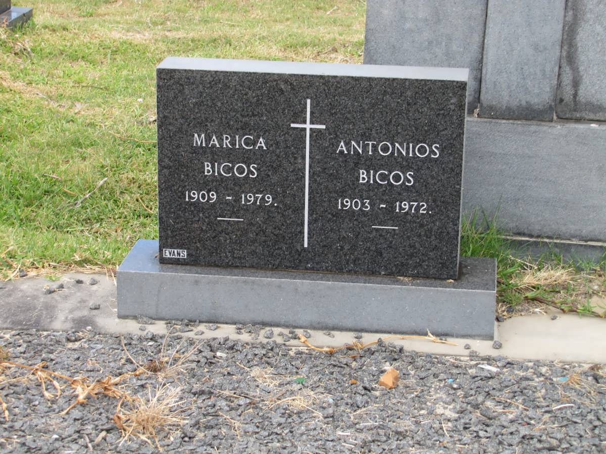 BICOS Antonios 1903-1972 & Marica 1909-1979