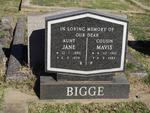 BIGGE Jane 1885-1974 :: BIGGE Mavis 1912-1983