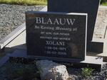 BLAAUW Xolani 1971-2009