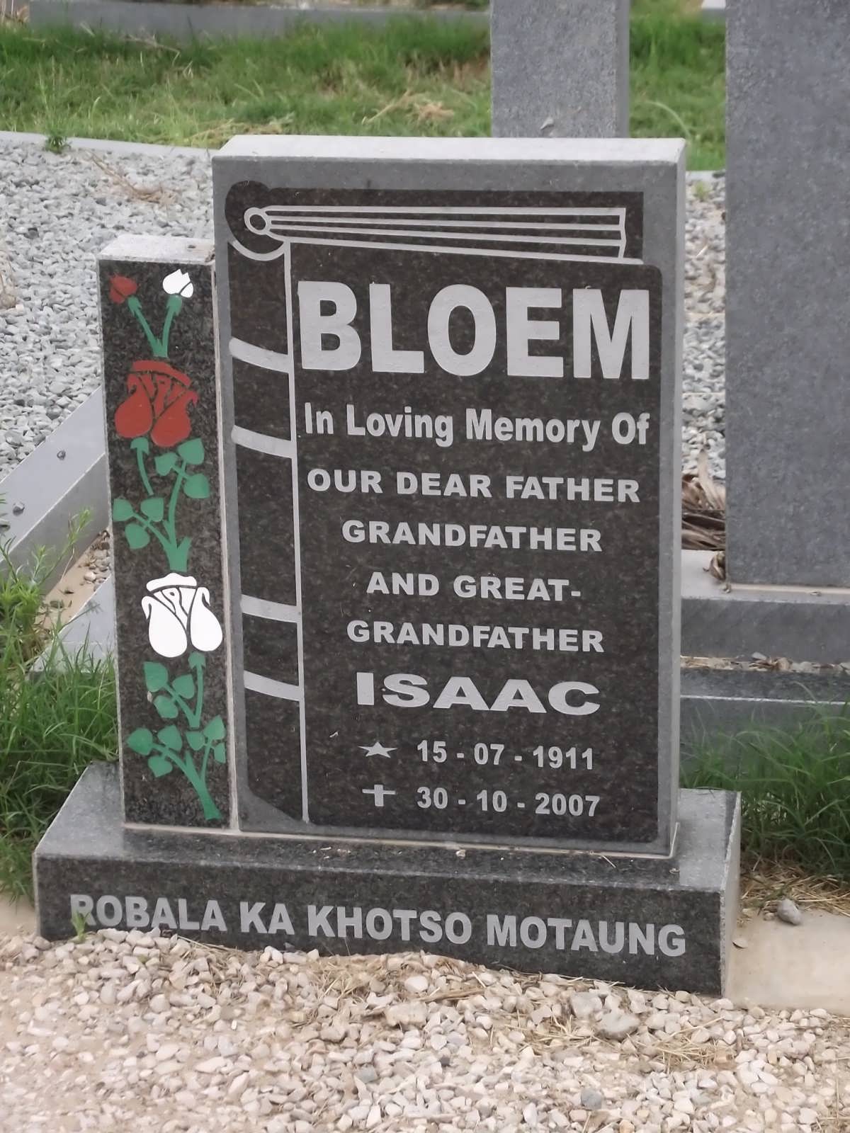 BLOEM Isaac 1911-2007
