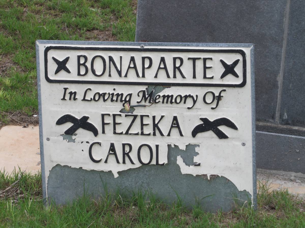 BONAPARTE Fezeka Caroline 1970-2004