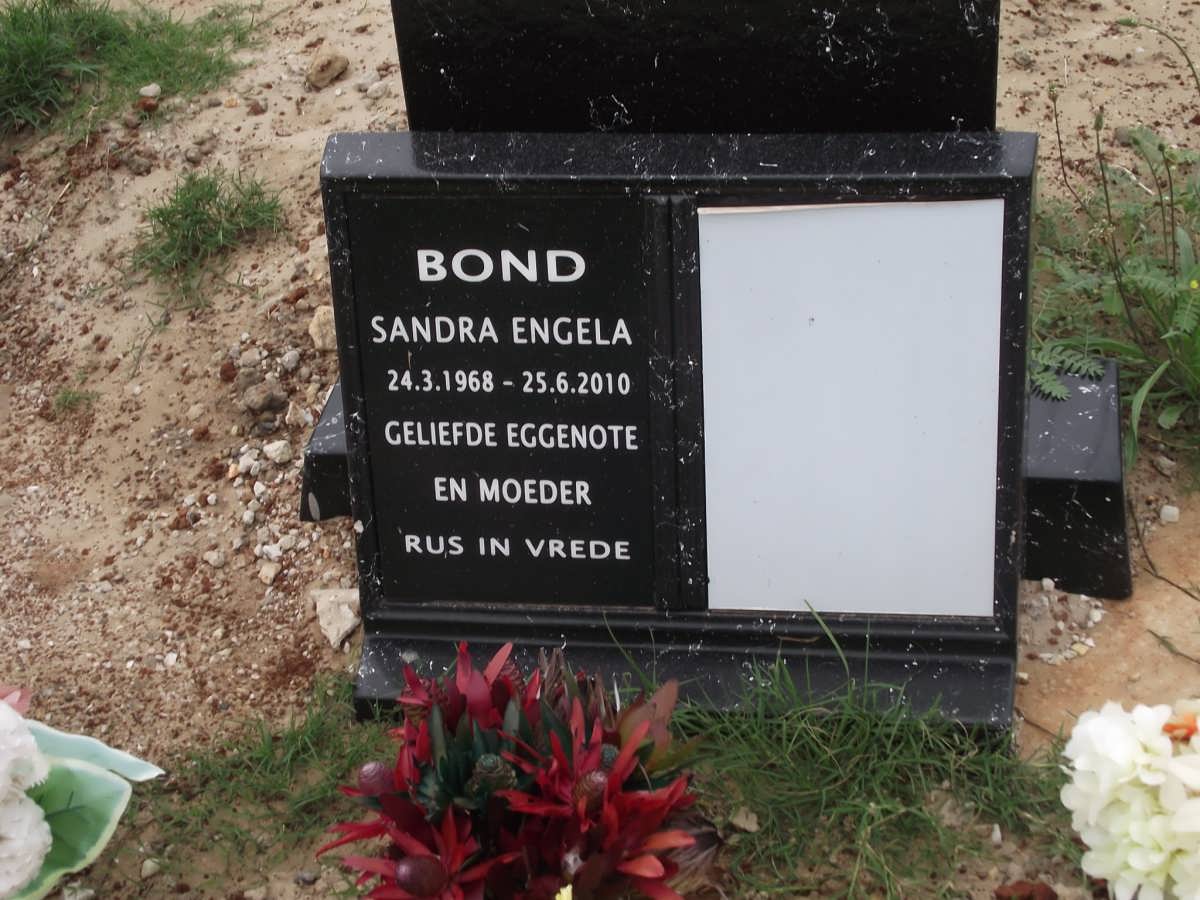 BOND Sandra Engela 1968-2010
