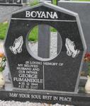 BOYANA George Fumanekile 1944-2007