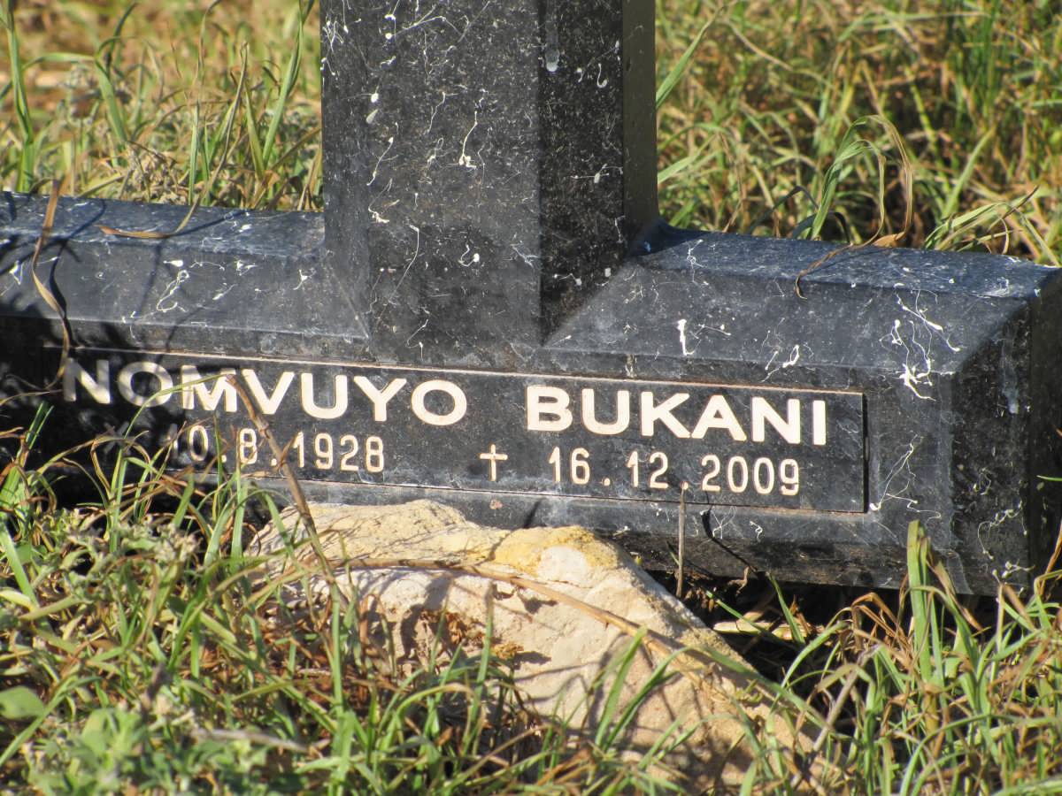BUKANI Nomvuyo 1928-2009